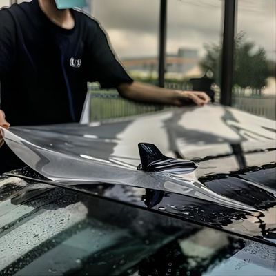 Bom preço. Anti Amarelo Fácil de instalar TPU PPF Película de Proteção de Tinta de Carro 42N Resistência ao Rasgo 150μM on-line